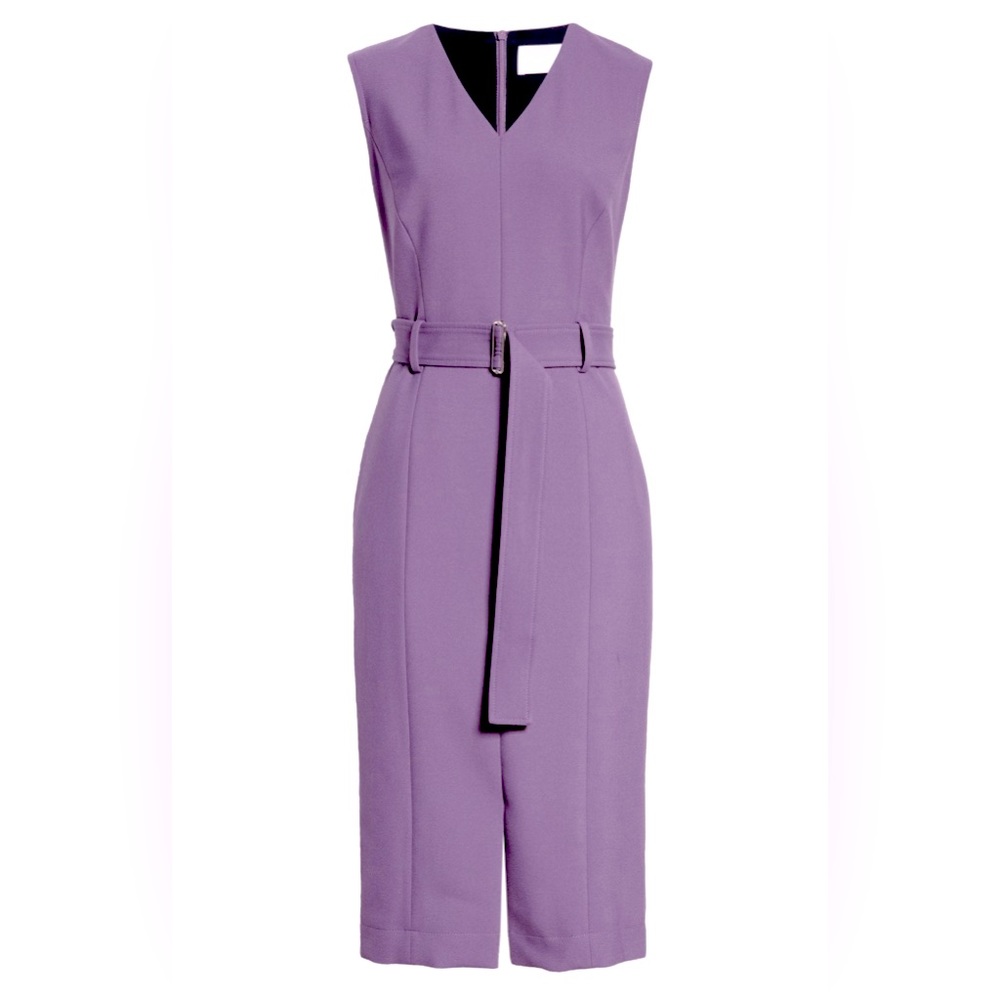Hugo Boss Dadorina purple sheath dress size 6 NWT